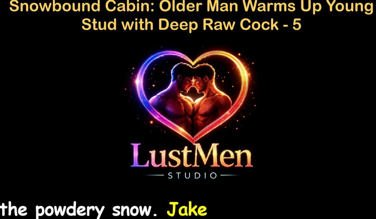 LustMen: Anglický audio gay sexuální příběh - snowbound kabina Starší muž zahřívá...