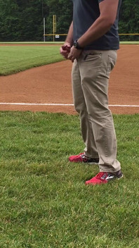 Jerking off on the Baseball Field by Home Plate