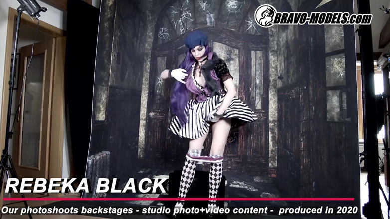 Bravo Models Media: 386- Penggambaran belakang pentas Rebeka Black - Dewasa