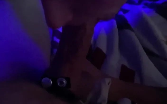 Falcon Al: Nice Cock Blowjob in Neon Light