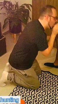 Straight delivery guy seduced