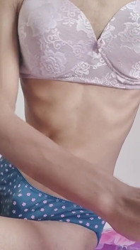 Cute Indian Sissy Boy Teasing in Stepmom Panties