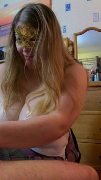 Mature Wifey with Dd Tits Gives a Great Oily Handjob