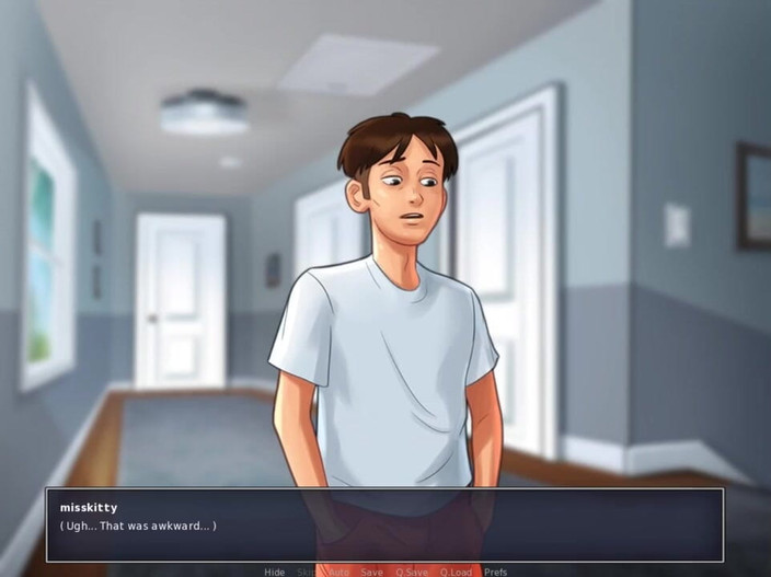 Miss Kitty 2K: Misskitty2k의 Summertimesaga 음악 교사의 스트립 파트 71