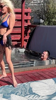 Outdoor Sex by the Hot Tub