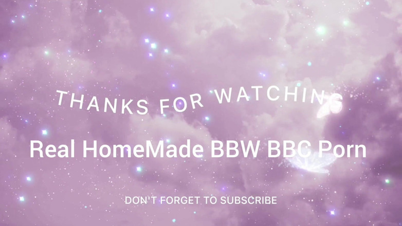Real homemade BBW BBC porn: Bbc folla en misionero anal profundo mientras frota mi clítoris