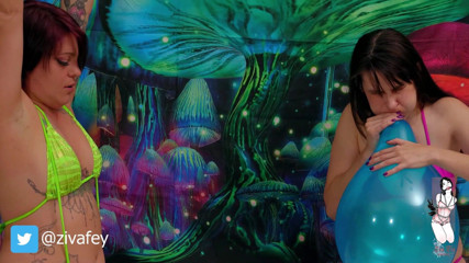 Ziva Fey: Ziva Fey - Ziva і Jurnee роблять удар по виклику з повітряною кулею
