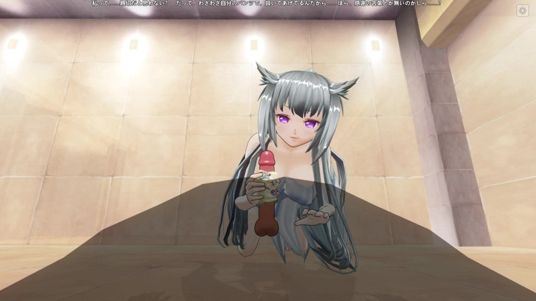 H3DC: 3D HENTAI - Neko girl with white hair jerks off your...