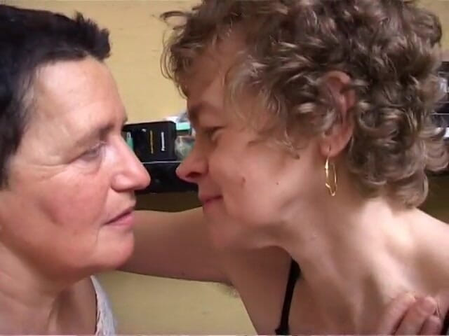 Lesbian Illusion: Two mature lesbians have sex on the sly