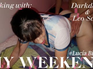 Spanish pornstar Lucia Bianco: Cosa a tre nel weekend con darkdevil e leo scaff