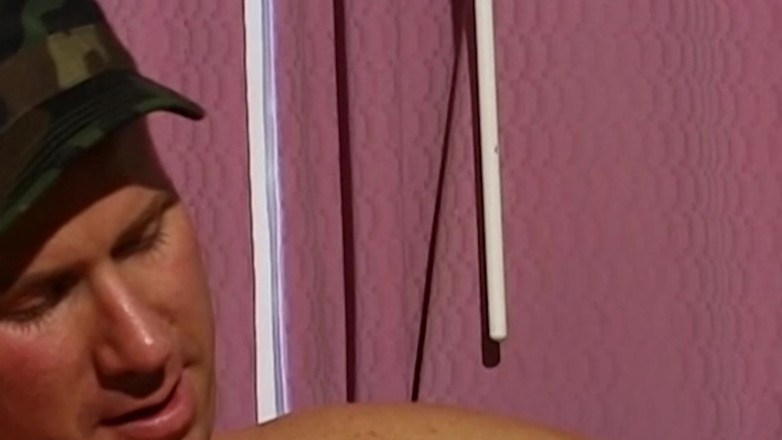 SEXUAL SIN GAY: Ass Soldiers Scene 1 Trio napalone żołnierze pieprzą się w dupę razem