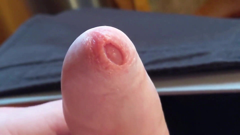 uncutcollegeguy: Extreme Close-up Shots &amp; Gentle Playing with Small Cock Leads to...