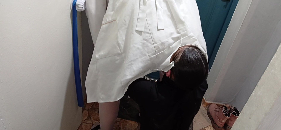 Lesbian-illusion: I Caught My Doctor Masturbating and Helped Him Cum