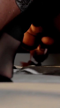 Sexy Asian MILF Has Lesbian Anal with Double Headed Dildo