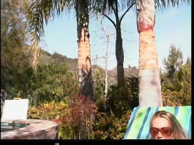VOP Solo Babes: Blonde hottie masturbating outdoor