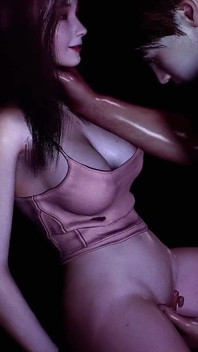 和一个想要被愚蠢地干的饥渴女孩玩耍