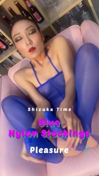 Blue Nylon Stockings