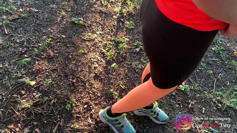 Our Secrets: Cum in her panties while hiking in the woods - very...