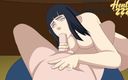 Hentai ZZZ: Hinata suce la bite de Sasuke dans le bureau de...