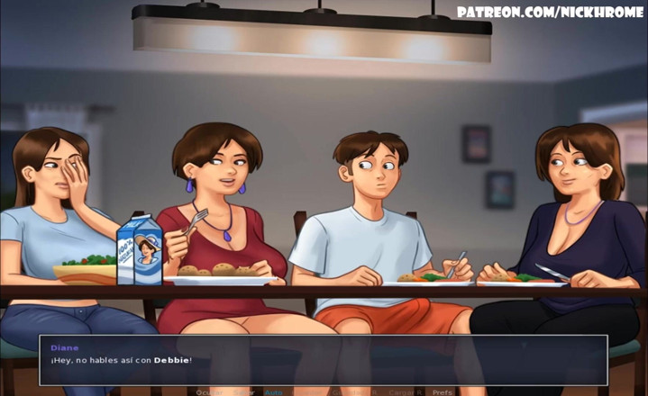 Cartoon Universal: Saga estivale, partie 49 - ma belle-mère me masturbe sous la table (sous-titres...