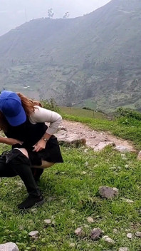 Fare pipì in montagna