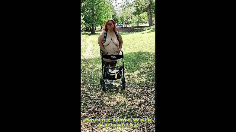 BBW nurse Vicki adventures with friends: Een Lentewandeling En Knipperend Avontuur!