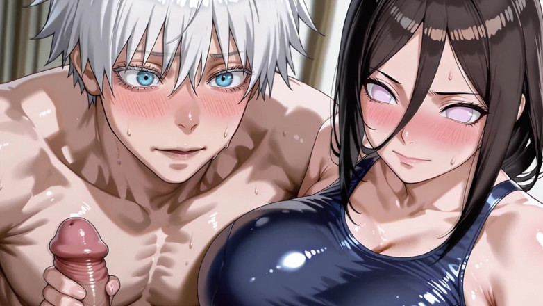 Prznai: Gojo (jjk) X Hanabi (naruto)