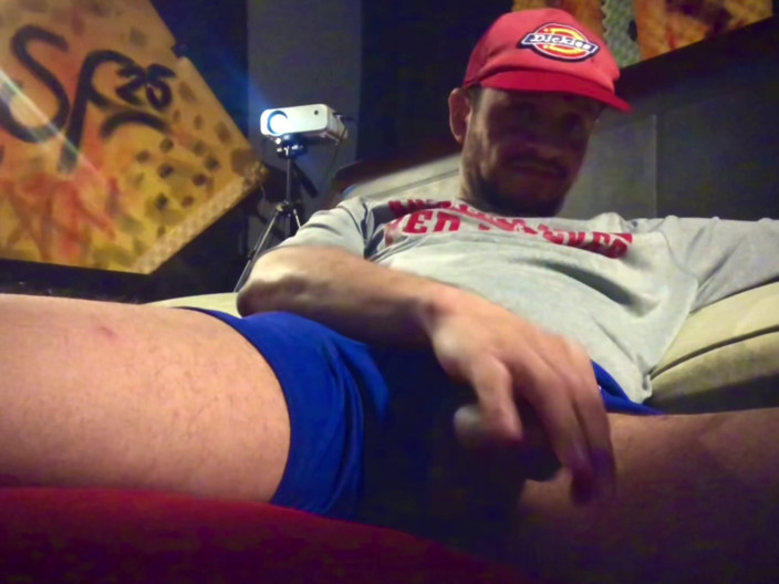 MisterFreak25: Jerking off Big Fat Uncut Cock Cam Show