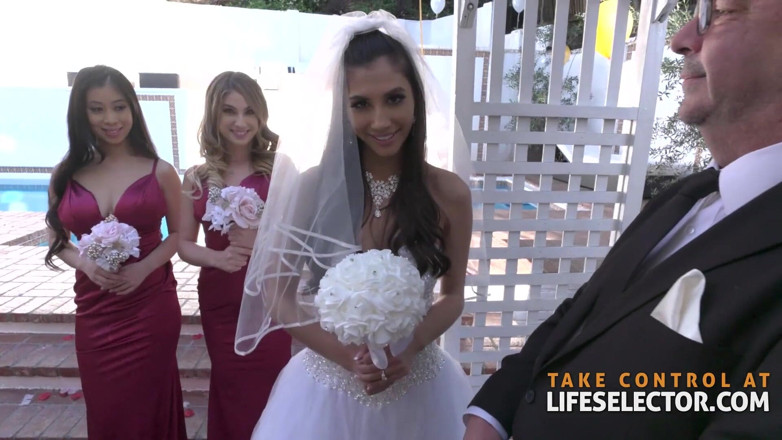 LifeSelector: Fuck your bride, Gianna Dior &amp; Bridesmaids, Kristen Scott and Jade...