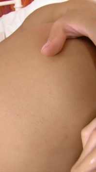 Teen do some sexual exploring with the help of toys