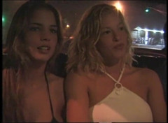 VOP Porno: Two cute lesbians fuck each other in the taxi and...