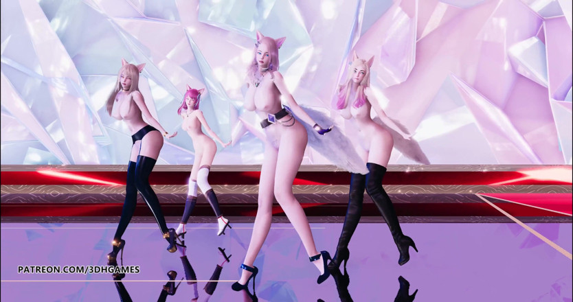 3D-Hentai Games: GFRIEND - Mago Ahri Kda hot naked kpop dance 4K 60FPS
