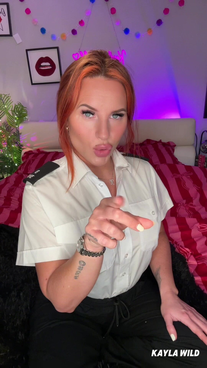 Kayla Wild: Officer Wild Arrests You for Being so Horny