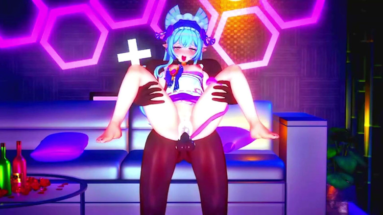NSFWOtaku: Genshin Impact - Mizuki freche ntr sexszenen - Hentai-Animationen 3D