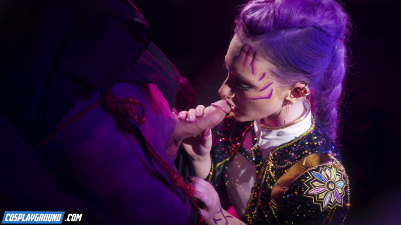 Cosplayground: Mystery Saja Fucks Melody Marks and Fills Her Pussy up -...