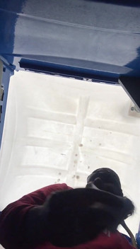 Toaletă portabilă la șantierul din Porto Belo
