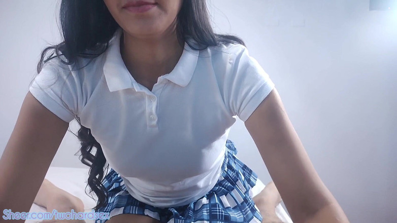 Teen sex 66: 자지를 빨고 의붓아들 자지를 따먹는 쩌는 섹시한 배다른 여동생