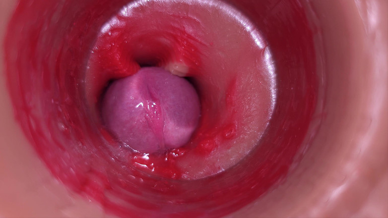 Creme sperm: Crot super di vagina. Kamera Internal yang luar biasa. Video...