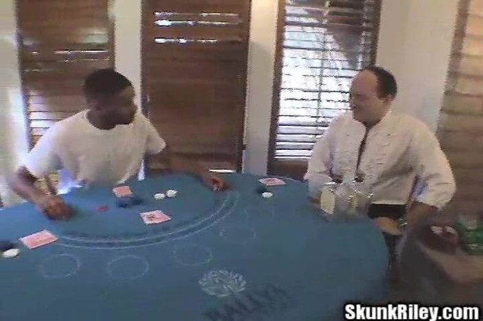 Skunk Riley: Poker Debt Hubby Wife Fucked by Big Black Dick in...