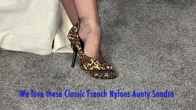 Aunty Sandra vintage girdle queen: Vgq12 klasik korse ve çorap