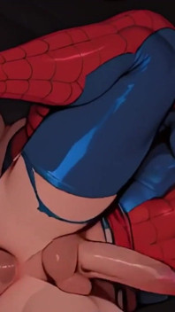 Big Ass Spider-man Gets Destroyed by Huge Cock