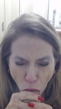 Step-gr*nny Face Fucked Cum Dump