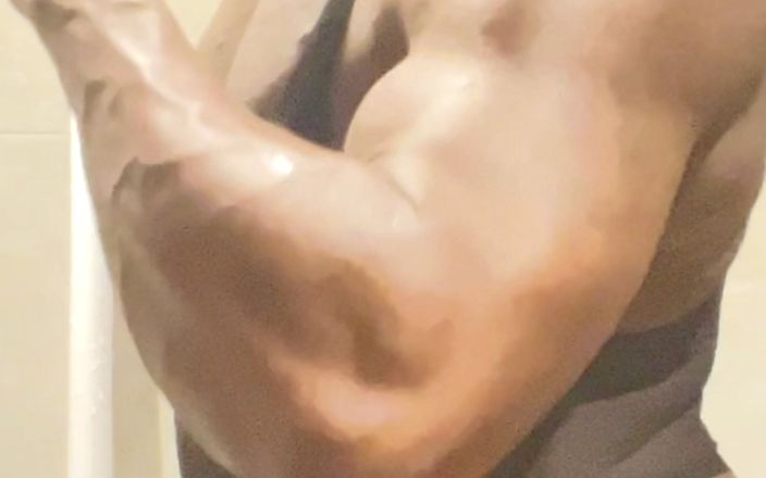 Black smoking muscle stepdad: Pós treino flex &amp; busto show orientado em bodysuit de malha
