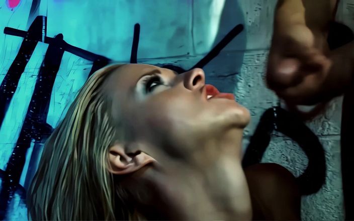 FapFlare: Blond Hannah Harper deepthroats kuk och tar grov rå anal...