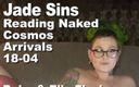 Cosmos naked readers: Jade Sins lendo nua The Cosmos Arrivals
