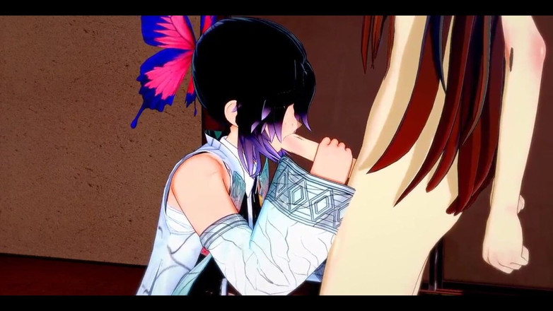 HentaiTubes: Demon Slayer Futanari - Shinobu X Nezuko Hardsex - Japoński azjatycki manga...