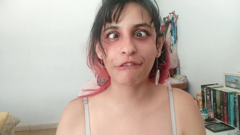Ms Candy Bunny: O curvă prostească îți fură sperma! - Ahegao și Scuipat