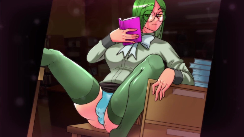 Femboy Maaya: Femboy Sissy 图书管理员阅读《神经》并自慰？