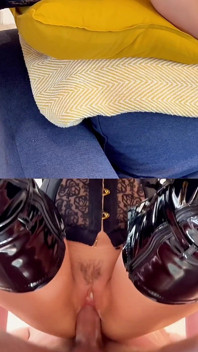 10-zoll-bbc ohne gummi tief gefickt mit cuck schlampige sekunden, ficken, massiver schwanz, MILf, hotwife, schwarz, interracial, cuckold