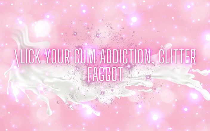 Goddess Misha Goldy: Lecca la tua dipendenza da sperma, glitter fica
